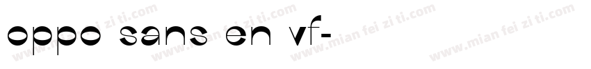 oppo sans en vf字体转换